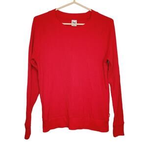 Aritzia TNA red waffle knit long sleeved thermal shirt Size XS Classic Layer